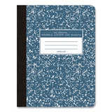 Hardcover Marble Composition Book, Unruled, Blue Marble Cover, (100) 9.75 X 7.5 Sheets, 24/carton, Ships In 4-6 Business Days