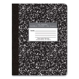 Hardcover Marble Composition Book, Med/college Rule, Black Marble Cover, (100) 9.75 X 7.5 Sheet, 24/ct, Ships In 4-6 Bus Days