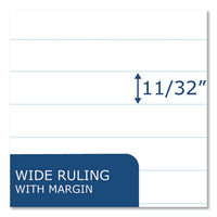 Flexible Cover Composition Notebook, Wide/legal Rule, Black Marble Cover, (100) 8.5 X 7 Sheet, 144/ct, Ships In 4-6 Bus Days