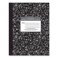Hardcover Composition Book, Med/college Rule, Black Marble Cover, (80) 10.25 X 7.88 Sheet, 24/ct, Ships In 4-6 Bus Days