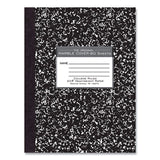 Hardcover Composition Book, Med/college Rule, Black Marble Cover, (80) 10.25 X 7.88 Sheet, 24/ct, Ships In 4-6 Bus Days