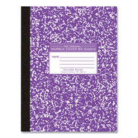 Flexible Cover Marble Composition Book, Med/college Rule, Asst Cover, (80) 10.25 X 7.88 Sheet, 48/ct, Ships In 4-6 Bus Days