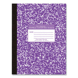 Flexible Cover Marble Composition Book, Med/college Rule, Asst Cover, (80) 10.25 X 7.88 Sheet, 48/ct, Ships In 4-6 Bus Days