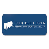Flexible Cover Composition Book, Med/college Rule, Black Marble Cover, (80) 10.25 X 7.88 Sheet, 48/ct, Ships In 4-6 Bus Days
