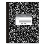Flexible Cover Composition Notebook, Wide/legal Rule, Black Marble Cover, (60) 10 X 8 Sheet, 72/ct, Ships In 4-6 Bus Days