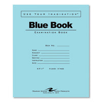 Examination Blue Book, Wide/legal Rule, Blue Cover, (6) 8.5 X 7 Sheets, 1,000/carton, Ships In 4-6 Business Days