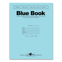 Examination Blue Book, Wide/legal Rule, Blue Cover, (6) 11 X 8.5 Sheets, 500/carton, Ships In 4-6 Business Days