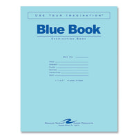 Examination Blue Books, Wide/legal Rule, Blue Cover, (8) 11 X 8.5 Sheets, 500/carton, Ships In 4-6 Business Days