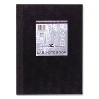 Lab And Science Black Notebook, Quad Rule (5 Sq/in), Black Cover, (60) 11 X 8.5 Sheets, 24/carton, Ships In 4-6 Business Days