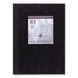 Lab And Science Black Notebook, Quad Rule (5 Sq/in), Black Cover, (60) 11 X 8.5 Sheets, 24/carton, Ships In 4-6 Business Days
