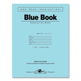 Recycled Exam Book, Wide/legal Rule, Blue Cover, (8) 11 X 8.5 Sheets, 500/carton, Ships In 4-6 Business Days