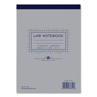 Lab And Science Carbonless Notebook, Quad Rule (4 Sq/in), Gray Cover, (100) 8.5 X 11 Sheets, 24/ct,ships In 4-6 Business Days