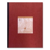 Lab And Science Numbered Notebook, Quadrille Rule (4 Sq/in), Red Cover, (76) 11.75 X 9.25 Sheets, 24/ct,ships In 4-6 Bus Days