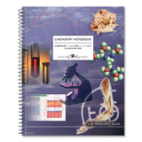 Lab/science Carbonless Notebook, Quad Rule (4 Sq/in), Multicolor Cover, (100) 11x8.5 Sheets, 12/ct,ships In 4-6 Business Days