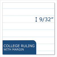 Loose Leaf Paper, 8.5 X 11, 3-hole Punched, College Rule, White, 150 Sheets/pack, 24 Packs/carton, Ships In 4-6 Business Days