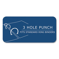 Loose Leaf Paper, 8.5 X 11, 3-hole Punched, College Rule, White, 150 Sheets/pack, 24 Packs/carton, Ships In 4-6 Business Days