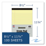 Stiff-back Pad, Medium/college Rule, 100 Canary 8.5 X 11 Sheets, 36/carton, Ships In 4-6 Business Days
