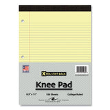 Stiff-back Pad, Medium/college Rule, 100 Canary 8.5 X 11 Sheets, 36/carton, Ships In 4-6 Business Days