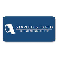 Stiff-back Pad, Medium/college Rule, 100 White 8.5 X 11 Sheets, 36/carton, Ships In 4-6 Business Days