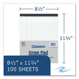 Stiff-back Pad, Medium/college Rule, 100 White 8.5 X 11 Sheets, 36/carton, Ships In 4-6 Business Days