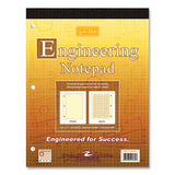 Covered Engineering Pad, 5 Sq/in Quadrille Rule, 80 Buff 8.5 X 11 Sheets, 24/carton, Ships In 4-6 Business Days