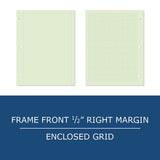 Covered Engineering Pad, 5 Sq/in Quadrille Rule, 80 Green 8.5 X 11 Sheets, 24/carton, Ships In 4-6 Business Days