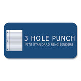 Engineer Filler Paper, 3-hole, Frame Format/quad Rule (5 Sq/in, 1 Sq/in) 500 Sheets/pk, 5/carton, Ships In 4-6 Business Days