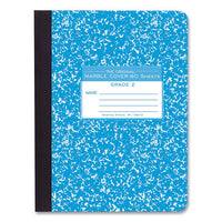 Ruled Composition Book, Grade 2 Manuscript Format, Blue Marble Cover, (80) 9.75 X 7.5 Sheet, 48/ct, Ships In 4-6 Bus Days