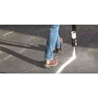 Industrial Choice M1600 System Solvent-based Precision Line Marking Paint, Flat White, 17 Oz Aerosol Can, 12/carton
