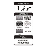 Industrial Choice M1400 System Water-based Construction Marking Paint, Flat High Vis Yellow, 17 Oz Aerosol Can, 12/carton