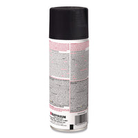 Camouflage Spray Paint, Flat Black, 12 Oz Aerosol Can, 6/carton