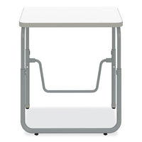 Alphabetter 2.0 Height-adjust Student Desk With Pendulum Bar, 27.75 X 19.75 X 22 To 30, Dry Erase, Ships In 1-3 Business Days
