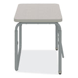 Alphabetter 2.0 Height-adjust Student Desk W/pendulum Bar, 27.75 X 19.75 X 22 To 30, Pebble Gray, Ships In 1-3 Business Days