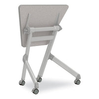 Learn Nesting Trapezoid Desk, 32.83" X 22.25" To 29.5", Gray, Ships In 1-3 Business Days