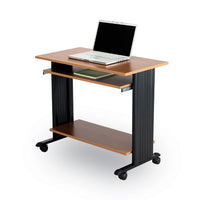 Muv Standing Desk, 35.5" X 22" X 30.5", Cherry, Ships In 1-3 Business Days