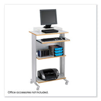 Muv Standing Desk, 29.5" X 22" X 45", Gray, Ships In 1-3 Business Days