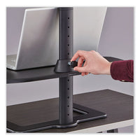 Stance Height-adjustable Laptop Stand, 26.9 X 18 X 1.25 To 15.75, Black, Supports 15 Lbs, Ships In 1-3 Business Days