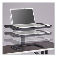 Stance Height-adjustable Laptop Stand, 26.9 X 18 X 1.25 To 15.75, Black, Supports 15 Lbs, Ships In 1-3 Business Days