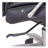 Lineage Big & Tall High Back Task Chair, Max 500 Lb, 20.5" To 24.25" High Black Seat, Chrome Base, Ships In 1-3 Business Days