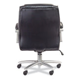 Lineage Big&tall Mid Back Task Chair 28" Back, Max 400 Lb, 21.5" To 25.25" High Black Seat, Chrome,ships In 1-3 Business Days