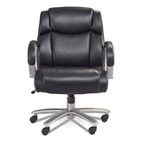 Lineage Big&tall Mid Back Task Chair 24.5" Back, Max 350lb, 19.5" To 23.25" High Black Seat,chrome,ships In 1-3 Business Days
