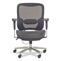 Lineage Big & Tall All-mesh Task Chair, Supports 400lb, 19.5" - 23.25" High Black Seat,chrome Base,ships In 1-3 Business Days