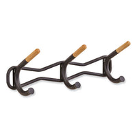 Family Coat Wall Rack, 3 Hook, 18.5w X 6.25d X 7.25h, Cream, Ships In 1-3 Business Days