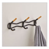 Family Coat Wall Rack, 3 Hook, 18.5w X 6.25d X 7.25h, Cream, Ships In 1-3 Business Days