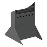 Steel Base For Magazine Rack, 10w X 14d X 5.25h, Black