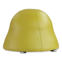 Runtz Ball Chair, Backless, Supports Up To 250 Lb, Green Vinyl Seat, Silver Base, Ships In 1-3 Business Days