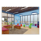 Zenergy Swivel Ball Chair, Backless, Supports Up To 250 Lb, Green Seat Vinyl, Ships In 1-3 Business Days