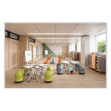 Zenergy Swivel Ball Chair, Backless, Supports Up To 250 Lb, Green Seat Vinyl, Ships In 1-3 Business Days