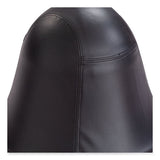 Runtz Swivel Ball Chair, Backless, Supports Up To 250 Lb, Black Vinyl, Ships In 1-3 Business Days