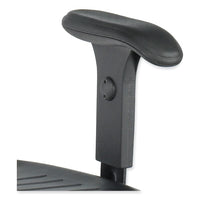 Adjustable T-pad Armrest For Safco Task Master Series Chairs, 3 X 9.75 X 11.5, Black, 2/set, Ships In 1-3 Business Days